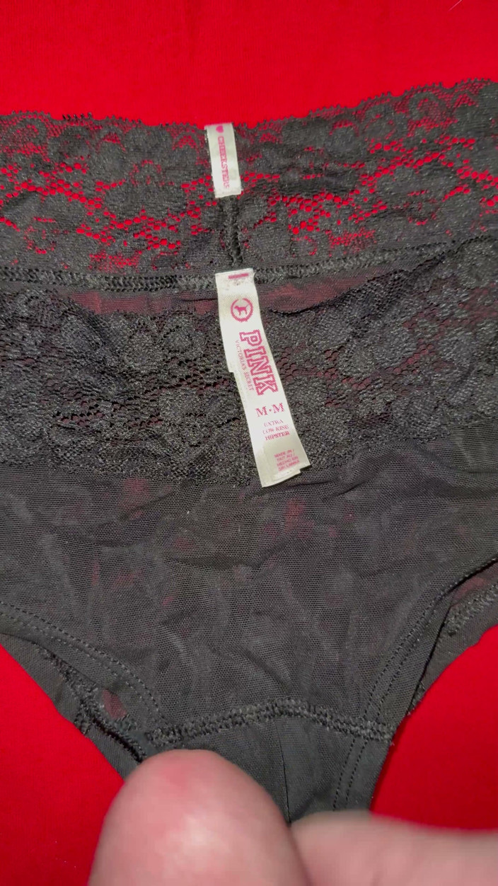 CumDaily: Cum on Wife’s Panties 25