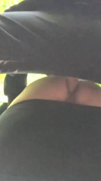 Fucking My Boyfriend Bareback in Park