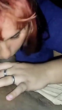 Deep Throat of a Busty Chubby Woman Who Wakes Me up with a Good Cock Sucking Homemade POV in Spanish