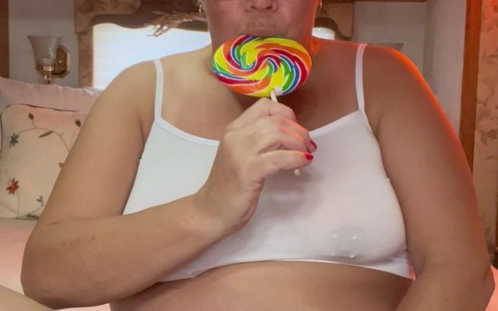 SnM Angel: Wil je de grote lolly-jongen van stiefmoeder likken?