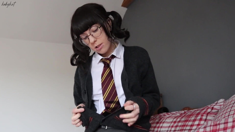 Fetpup: Knullar en gryffindorflicka utan kondom