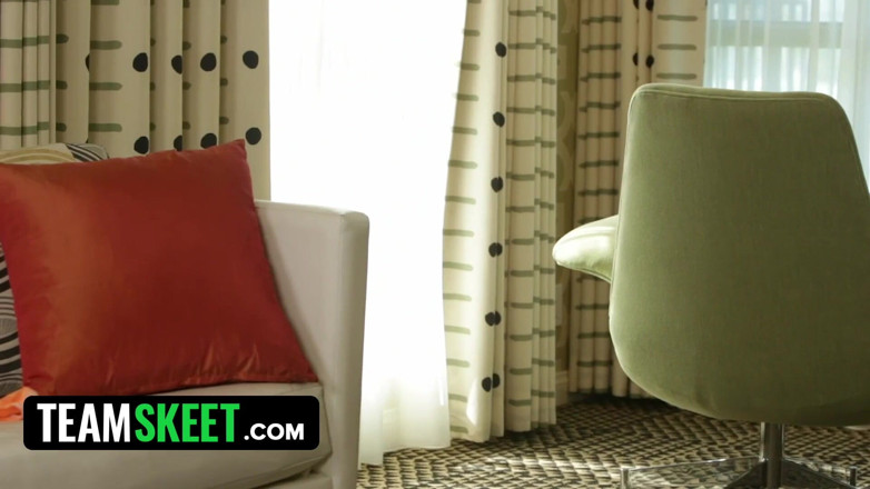 Team Skeet: TeamSkeet - Lusty dude caught horny slut butt naked on couch...