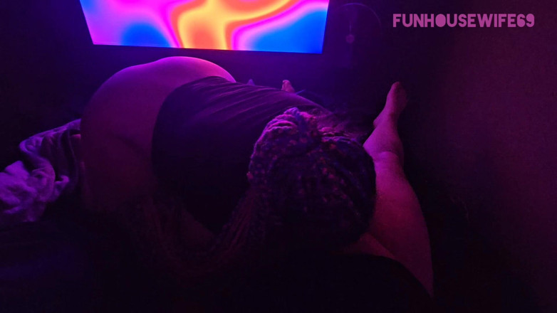 Funhousewife69: Sucking Him off Then Ride Reverse Cowgirl Till He Fucks...