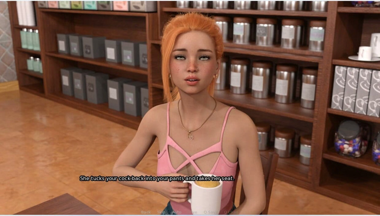 XXX Games Bunk: Nenek Rumah - Permainan - Main Peranan - Melancap Kedai Kopi Dan Pancutan...
