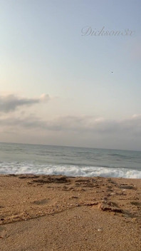 Immer noch am strand, gute zeit allein haben