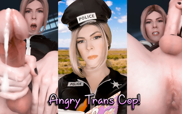 Jessica Bloom: 巨根トランス警察の女性があなたを罰する - ジェシカ・ブルーム巡査