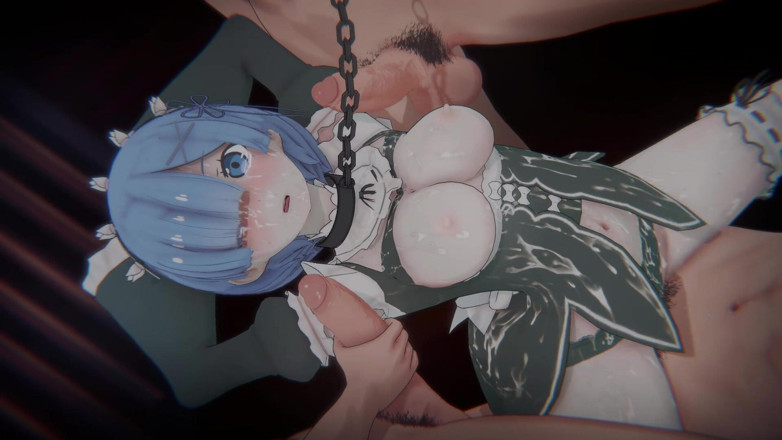 Tomu aisuman: [re :zero] - Rem Oni, femme de ménage apprivoisée (servante démoniaque attachée et...