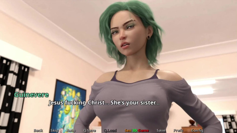 Q Boy: Family Crush - дополнительный контент для фан-клуб - две горячие сводные сестры трахнул сводный братец