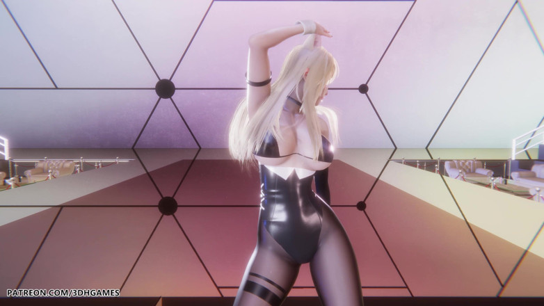 3D-Hentai Games: Chung Ha - Stress - Ahri Sexy Striptease