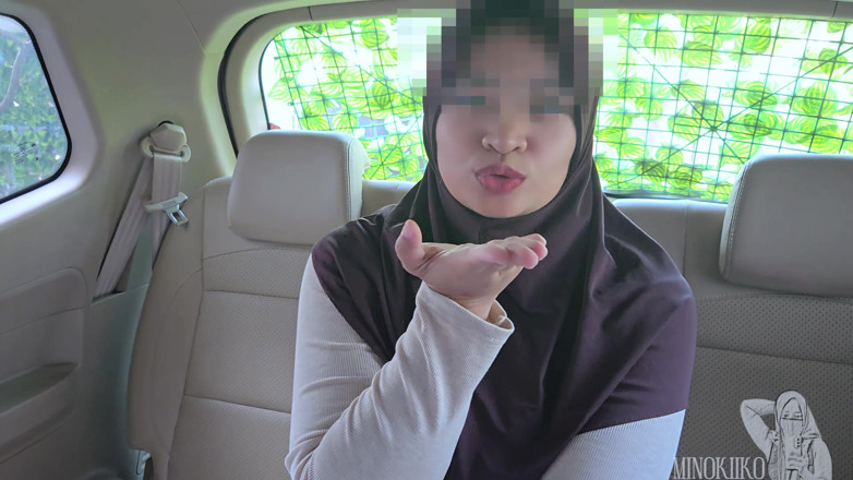 Minokiiko: Newlywed Hijab Wife Cheat in My Car - Minokiiko