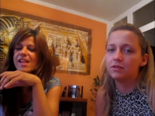 Solo Austria: Melady and Cindy Eating
