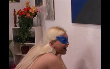Busty Fat Masked Wife Fucked and Cummed in Mouth by Horny Old Amateur Pig