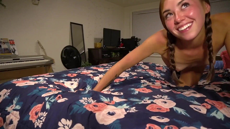 BrandiBraids: Passionate blowjob and bouncing on cock