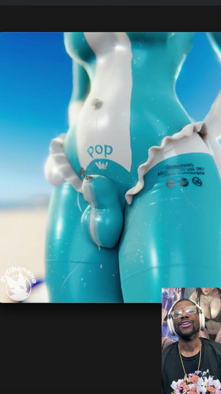 L6RD7BLU3 FUTA: Transgender Ciri Thigh Fuck, Trans Inflatable Semen Water Slut, BDSM...