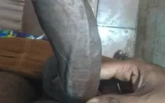 Washing My Huge Black Cock