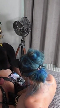 Deep Rough Pegging for My Femdom Gimp Slave