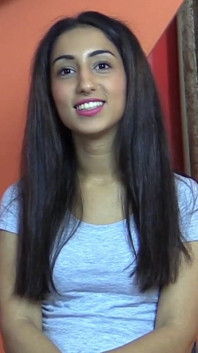 Entrevista 01 - modelo Aileen, 19 años, en el casting porno
