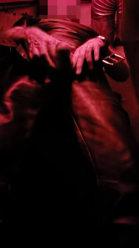 I Show You My Leather Bulge in the Corner of the Darkroom, and Then Pull Out My Hard Cock for You