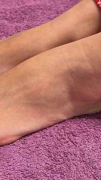 Real Feet Fuck Ends with Huge Load on My Toes
