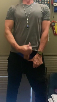 Buff dilf coach jockdad87, камшот на свисток