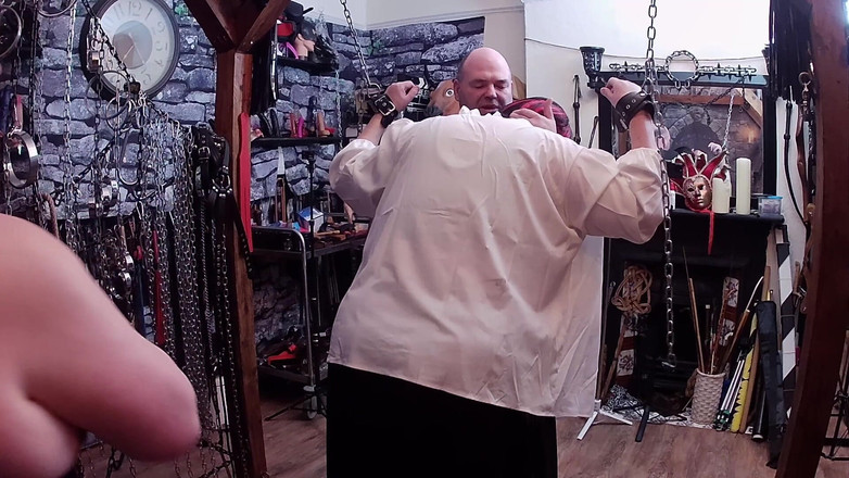 Aaexperinces trans: Del 1: Lanista Bear &amp; Domina Satana Ta Stephanie_nicole TV i fängelsehålan