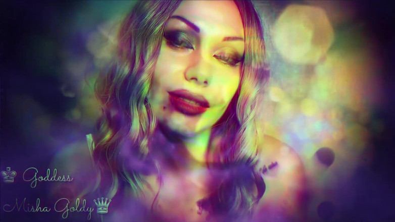 Goddess Misha Goldy: Sem foda na buceta! Apenas uma forte foda cerebral asmr!