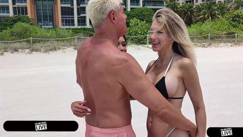 Immoral Live: Porno Dan Used All Mighty Ring Pick up Mature Blonde &amp;...