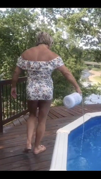 A Little Skit Around the Pool