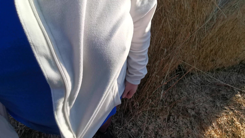 Bouncy Tits Action: Titslapping at the Railway