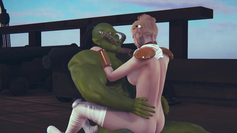 Waifu club 3D: Cute elf rides a big dick