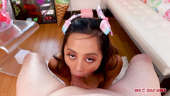 Top Web Models: Alexia Anders 더블 기능 - 2 딥쓰롯 POV 정액 삼키기 오럴