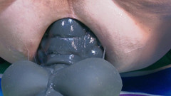 DaddyBigToys: Cận cảnh buổi ngồi xổm với rất nhiều dầu bôi...
