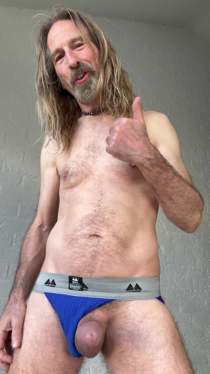 Longhairdude: Longhairdude se fute în Jockstrap albastru
