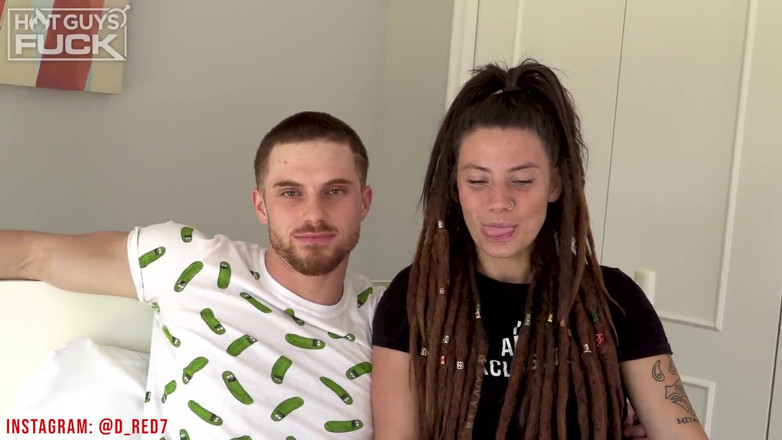 Hot Guys Fuck: Dustin Hazel och Big Titty Indica Flower knullar hårt