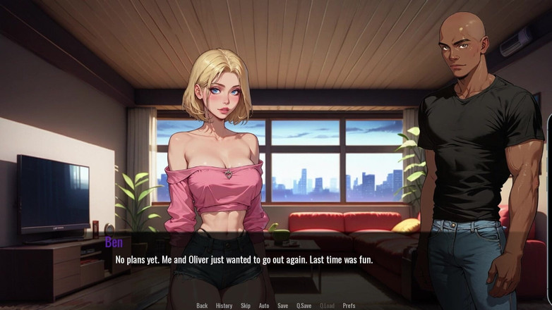 Studio-77: She Bounces on a Big Black Dildo- Welcome to Port...