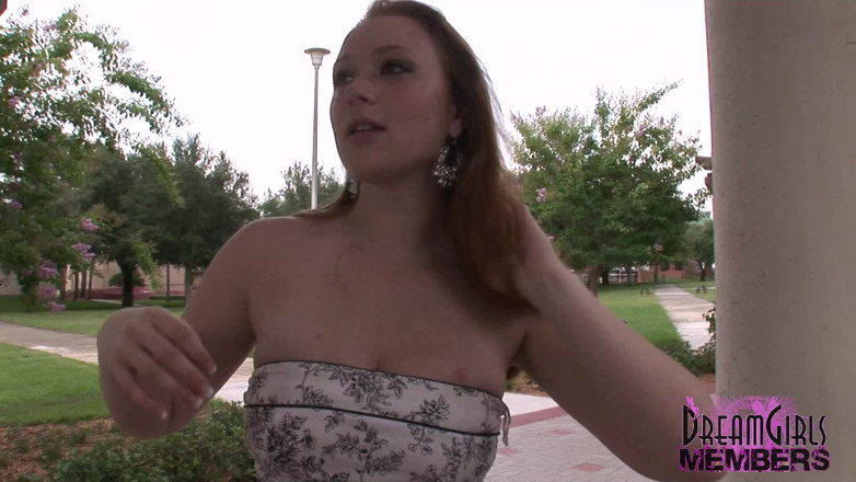 Dream Girls: Big Natural Tits Exposed on a Local College Campus