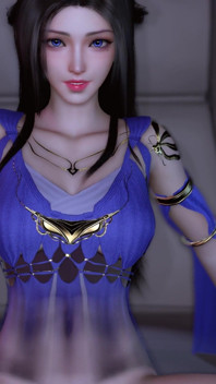 3D roztomilá cosplay kotě nahá její růžová kundička je tak tvrdě ošukaná