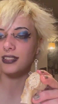 You Lied About Your Cock! Goth Tinder Date Cuts Your Cock off with Tiny Tool