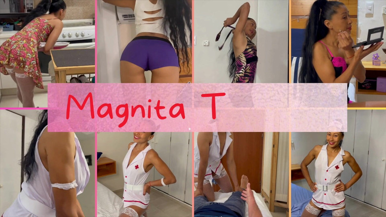 Magnita: Latina Zimmermädchen Sammlung Vier (3 Sextapes in 1) Über 40 Minuten)