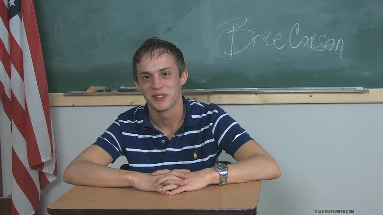 Teach Twinks: Kalın dudaklı tatlı brice carson sohbet ediyor