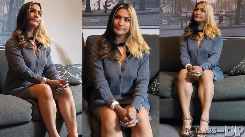 GLASSDP: Curva latino Aleksa este dezbrăcată și futută crud pe canapeaua de...