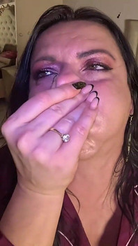 Breath Holding in Satin Pajamas - Puffy Cheeks, Red Face & Intense Struggle