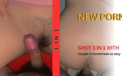 自家製のカップルと3 in 1を撮ったのでセクシー
