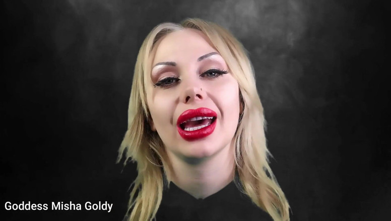 Goddess Misha Goldy: Passeer de JOI-test om de godin te dienen!