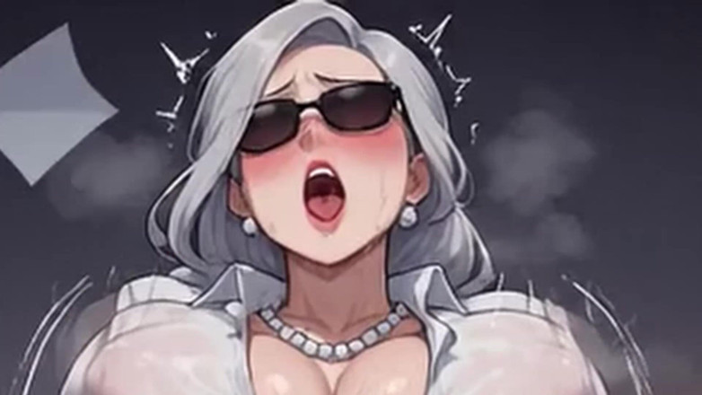 Aiwaifuloops: Detailní pohlcující pohled waifu – plný pes natažený na posteli a...