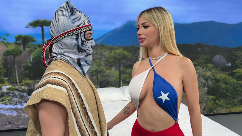Gatita Veve: Seks z fanem - Fiestas Patrias de Chile - Araucania