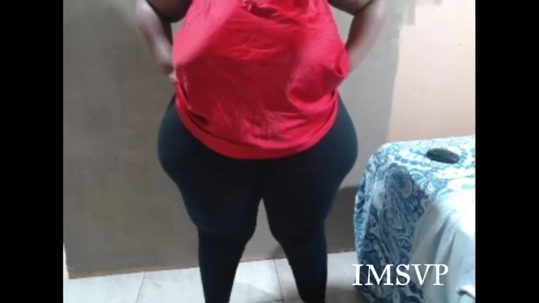 Big black clapping booties: Jack a mi gigantesco culo gordota cambiando de ropa, episodio 4