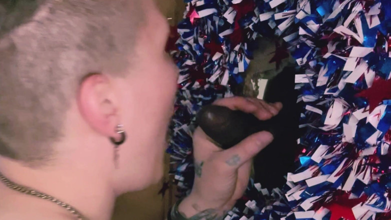 Thekookiejar: Memorial Day Glory Hole Tom Boy in Halter Top Gives...