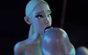 3D Hentai Animation: Futa dick meninas amam