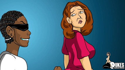 Dukes Hardcore Honeys: MILF chupa pau preto duro enquanto milf rabuda é fodida no...